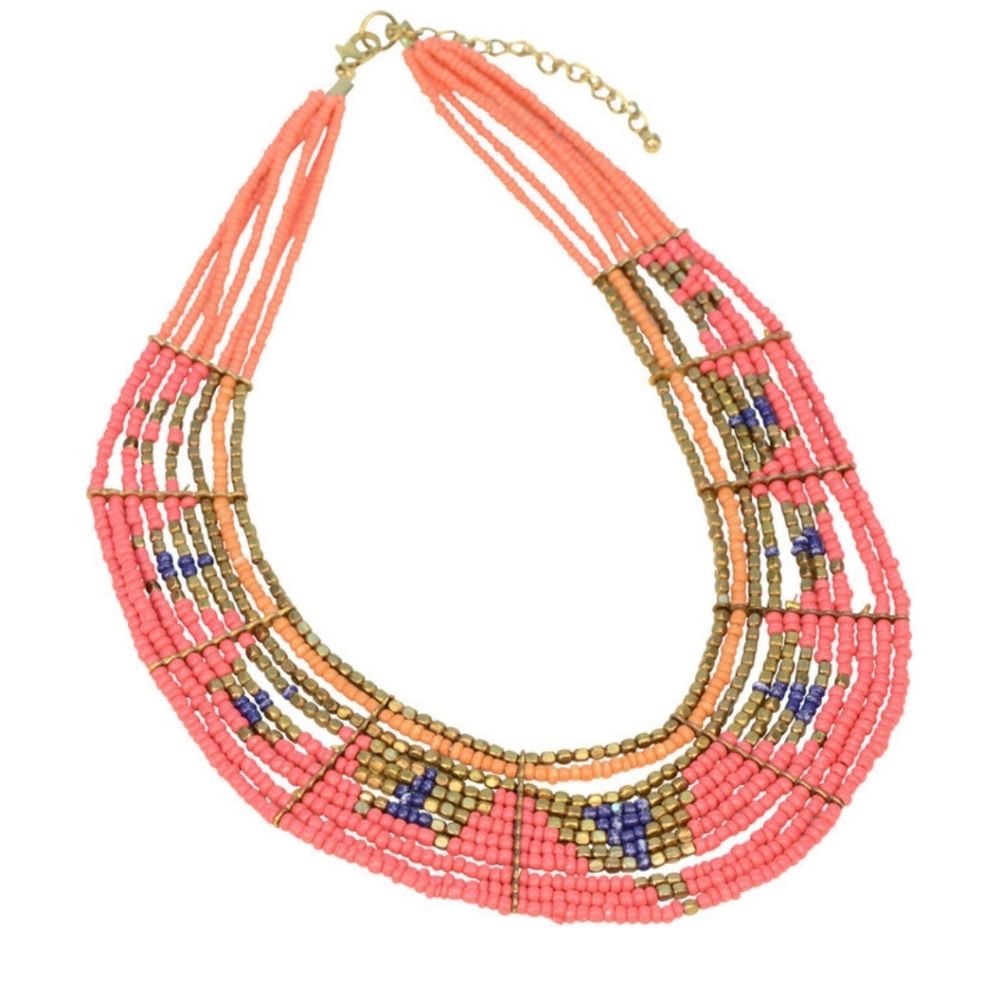Coral Sunset Necklace